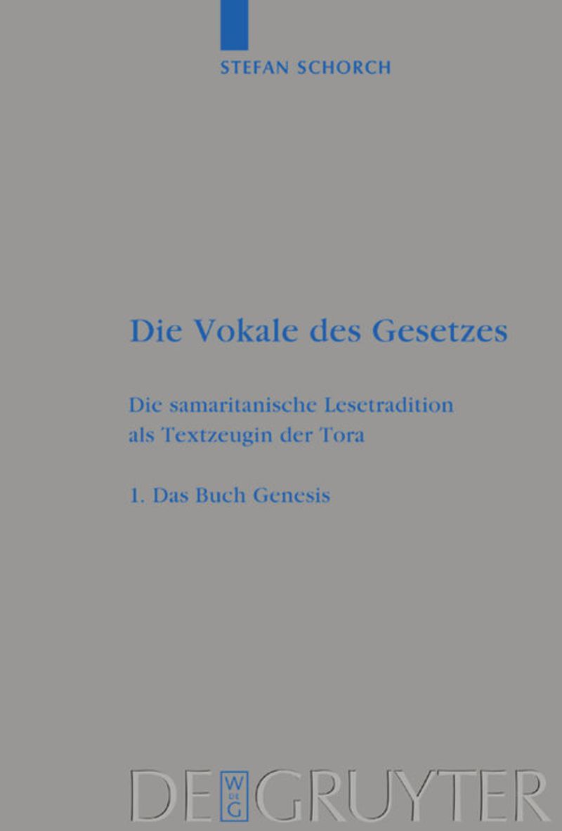 book: 1 Das Buch Genesis