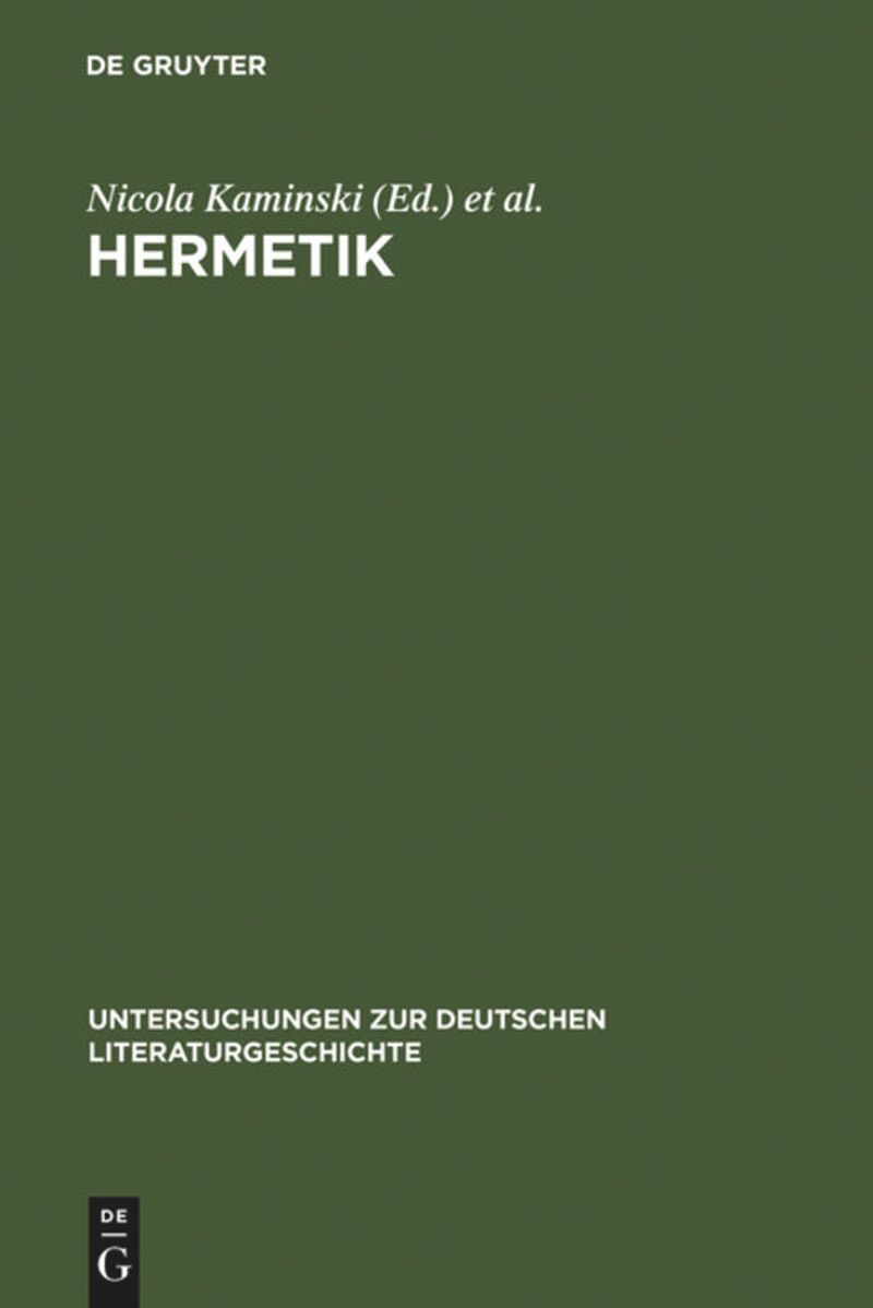 book: Hermetik