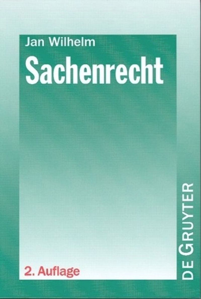 book: Sachenrecht