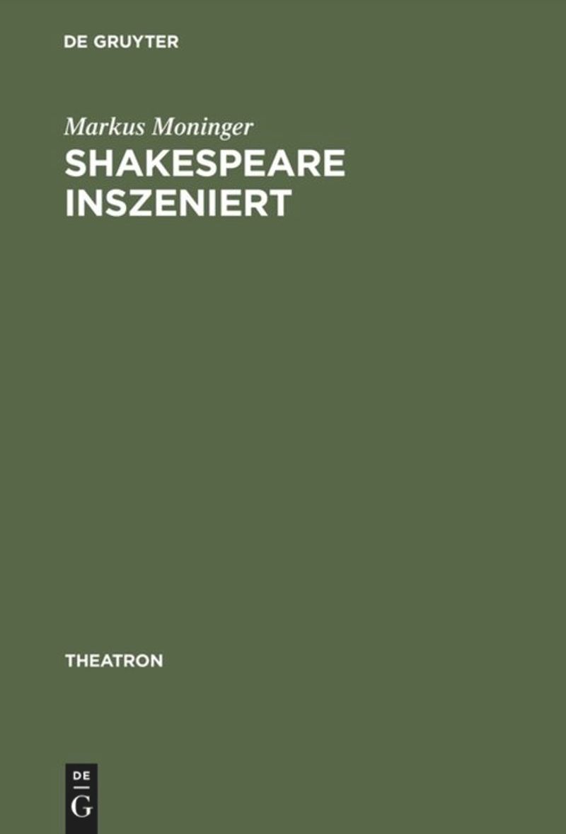 book: Shakespeare inszeniert