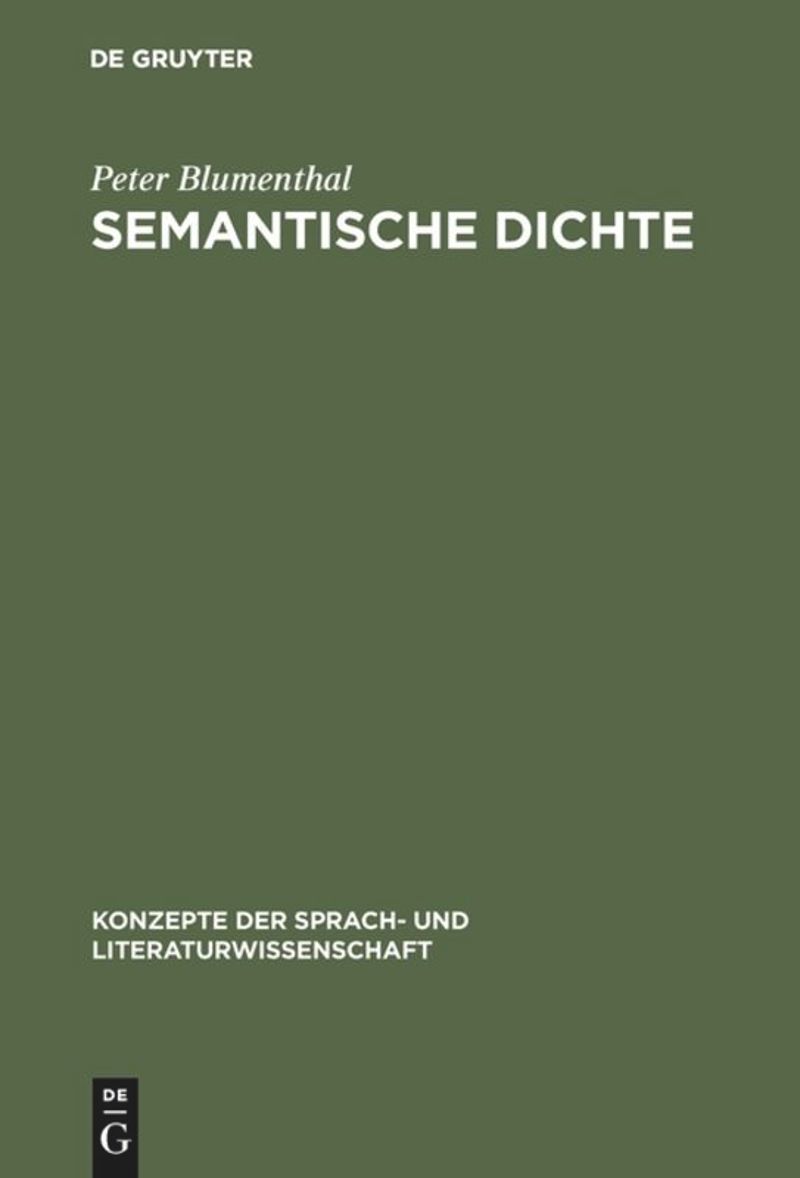 book: Semantische Dichte