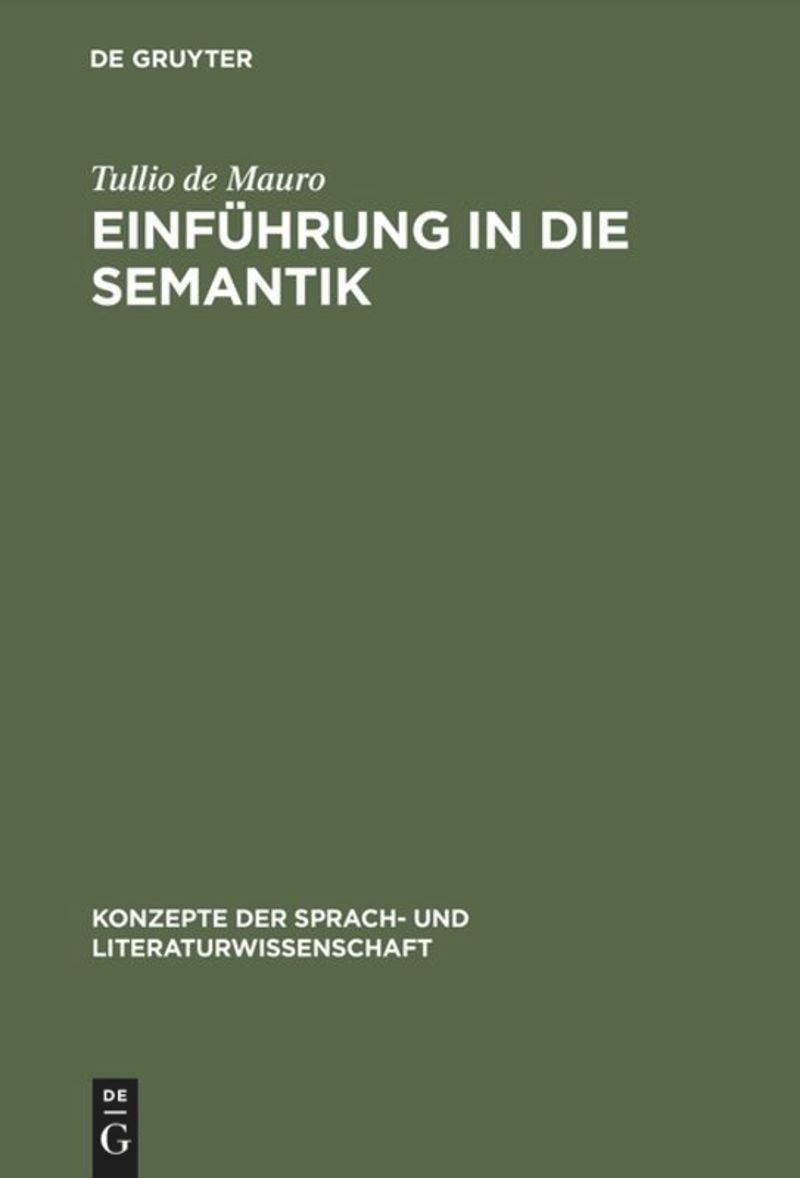 book: Einführung in die Semantik