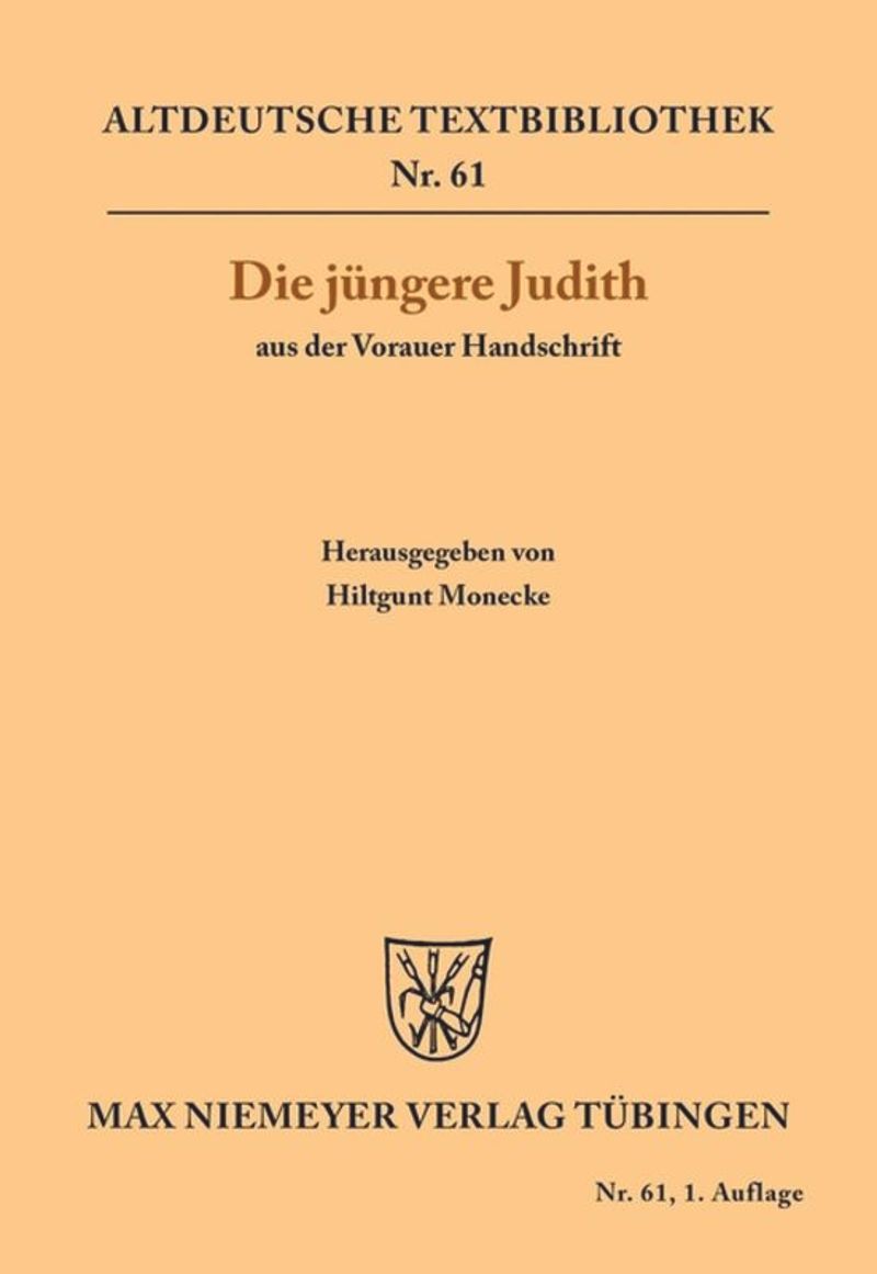 book: Die jüngere Judith aus der Vorauer Handschrift