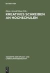 book: Kreatives Schreiben an Hochschulen