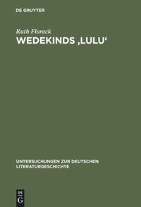 book: Wedekinds 'Lulu'