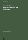 book: Textgenetische Edition