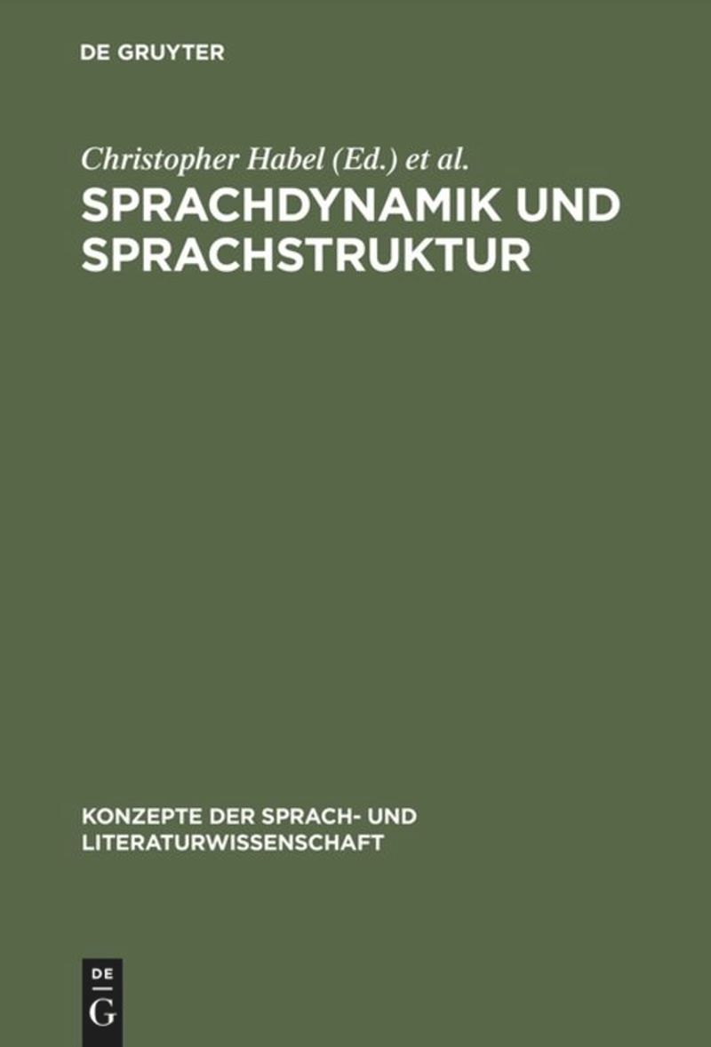 book: Sprachdynamik und Sprachstruktur