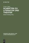 book: Schriften zu Literatur und Theater