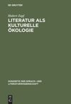 book: Literatur als kulturelle Ökologie