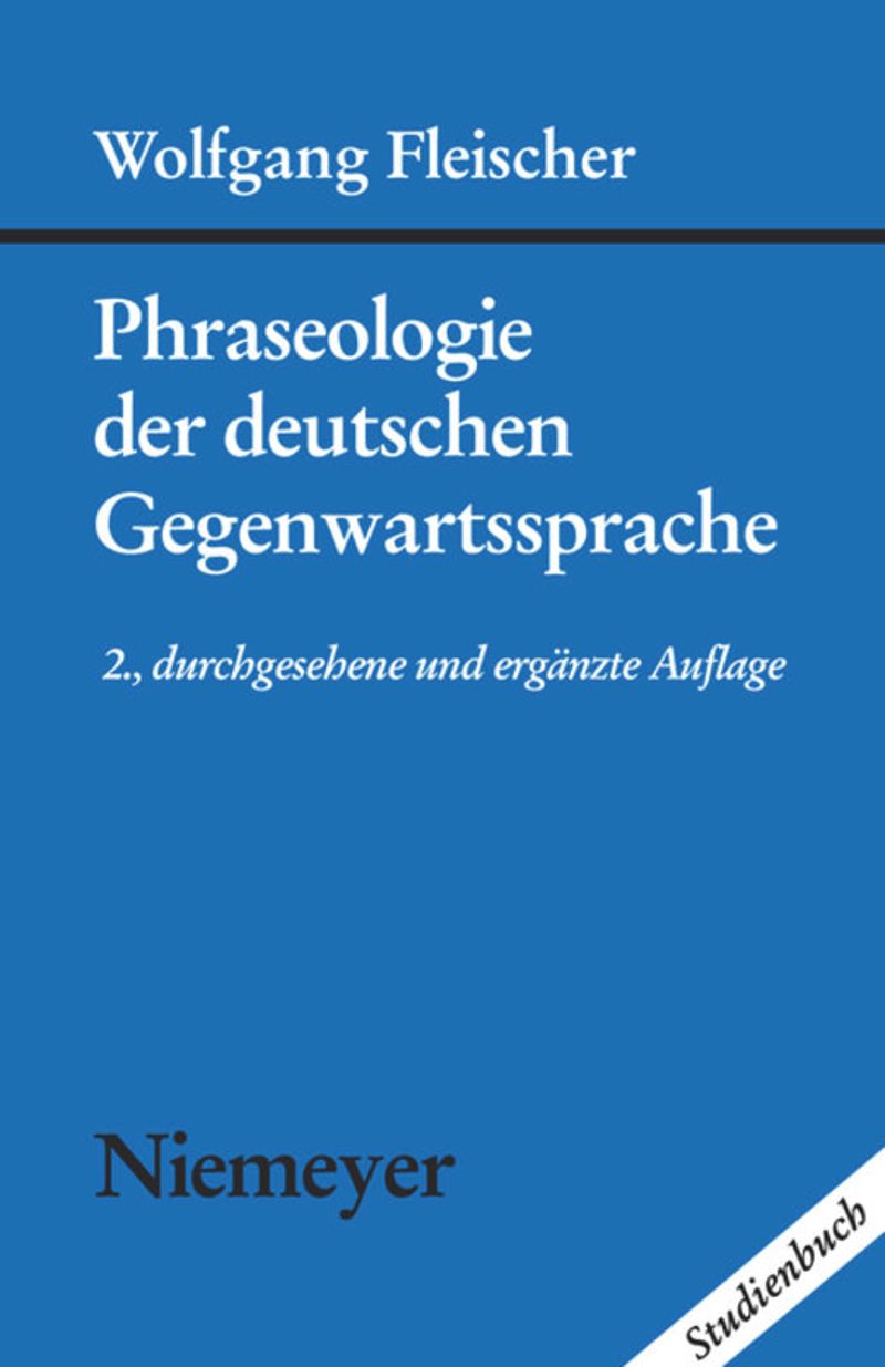 book: Phraseologie der deutschen Gegenwartssprache