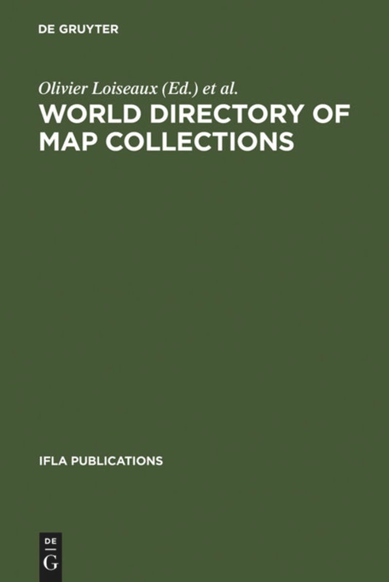 book: World Directory of Map Collections