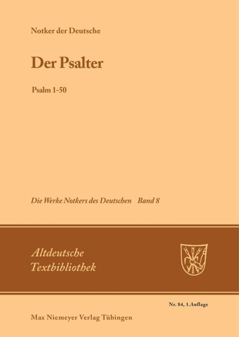 book: Band 8 Der Psalter
