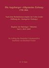 book: Begleitband Register der Beiträger / Mitteiler
