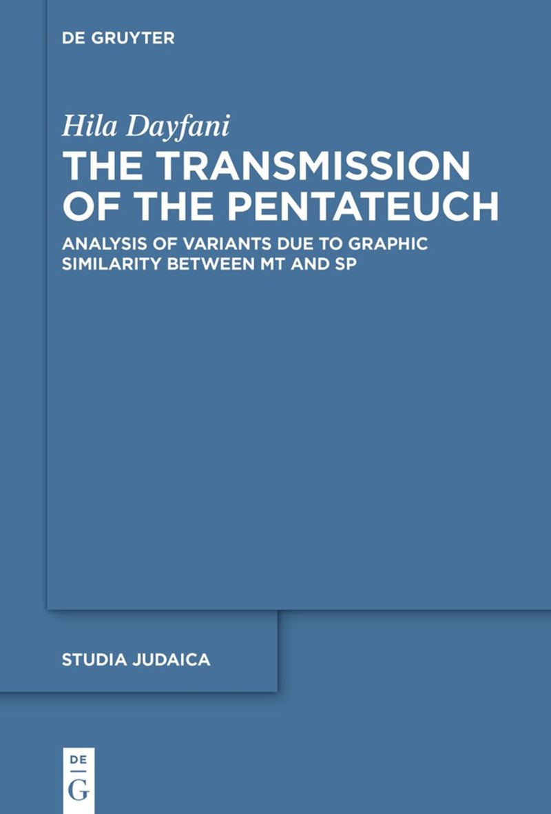 book: The Transmission of the Pentateuch