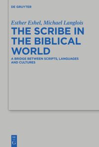 book: The Scribe in the Biblical World