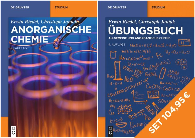 book: [SET Anorganische Chemie, 10.A. und Übungsbuch Allgemeine und Anorganische Chemie 4.A.]