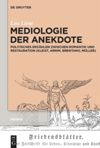 book: Mediologie der Anekdote