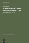 book: Enteignung von Grundeigentum
