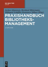book: Praxishandbuch Bibliotheksmanagement