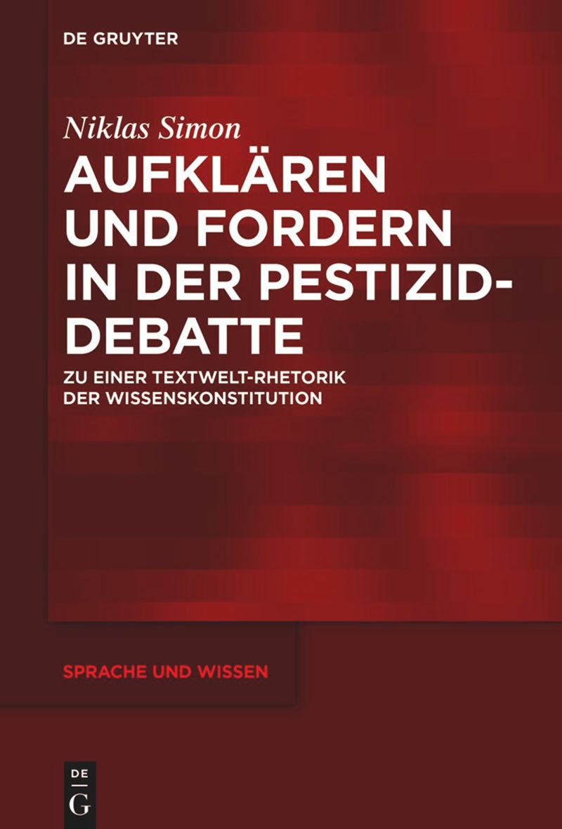 book: Aufklären und Fordern in der Pestizid-Debatte