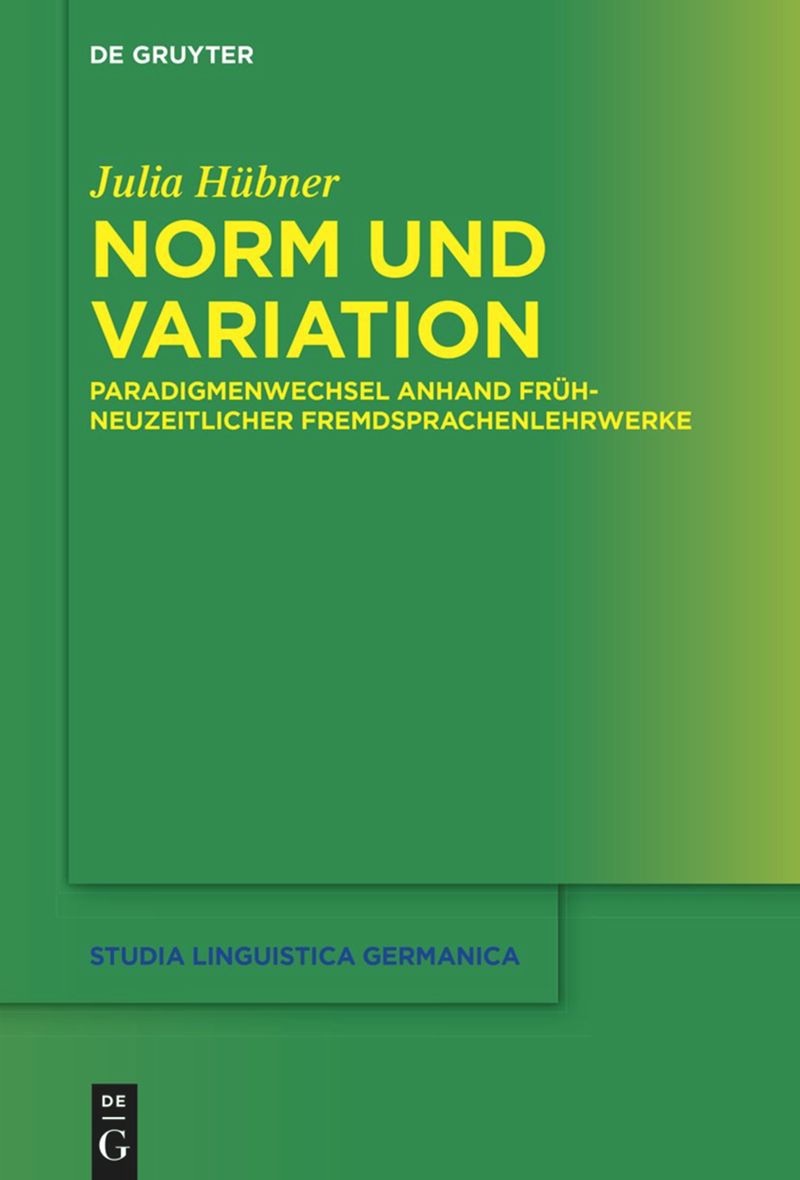 book: Norm und Variation