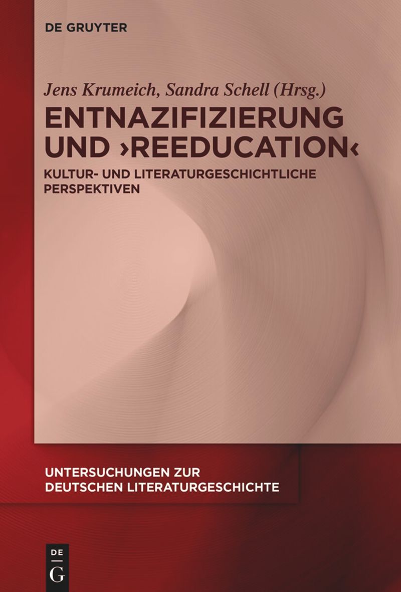 book: Entnazifizierung und ›Reeducation‹