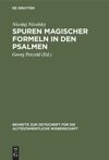 book: Spuren magischer Formeln in den Psalmen