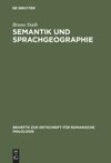book: Semantik und Sprachgeographie