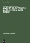 book: Livre et société dans la France du XVIIIe siècle