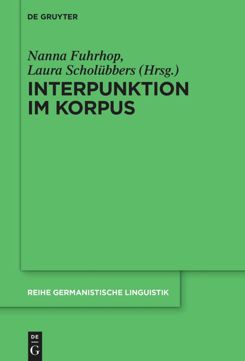 book: Interpunktion im Korpus