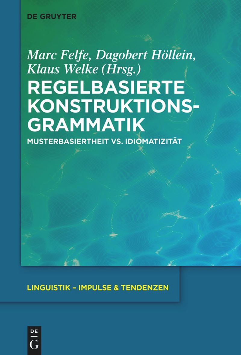 book: Regelbasierte Konstruktionsgrammatik
