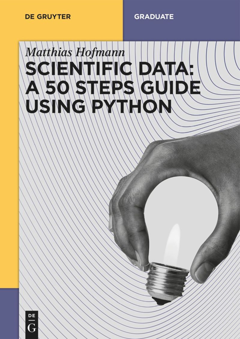 book: Scientific Data: A 50 Steps Guide using Python