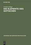 book: Die Elemente des Gotischen