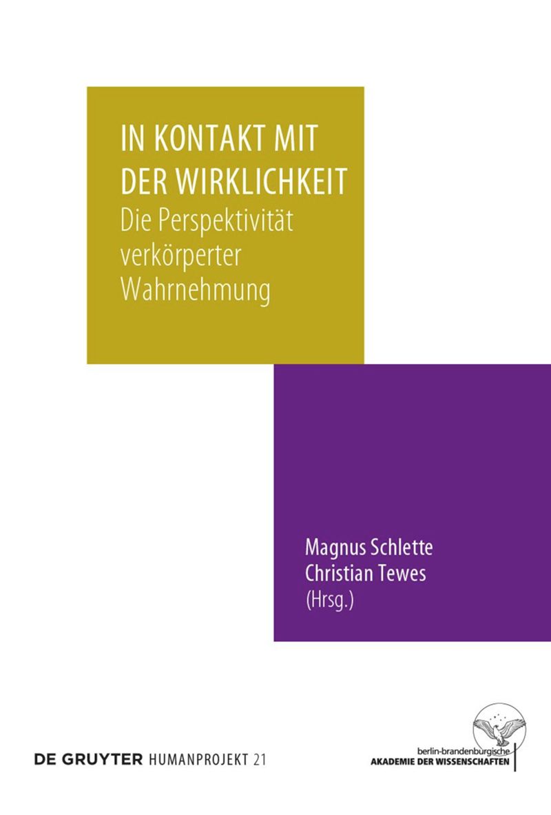 book: In Kontakt mit der Wirklichkeit