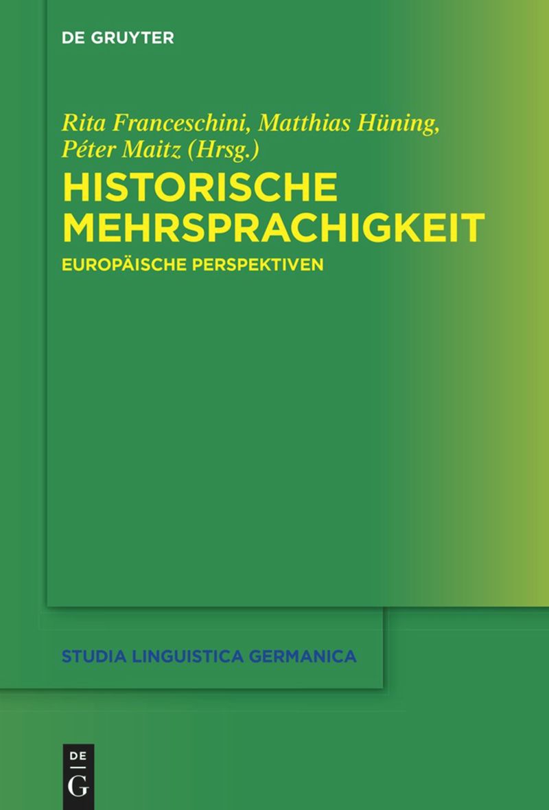 book: Historische Mehrsprachigkeit
