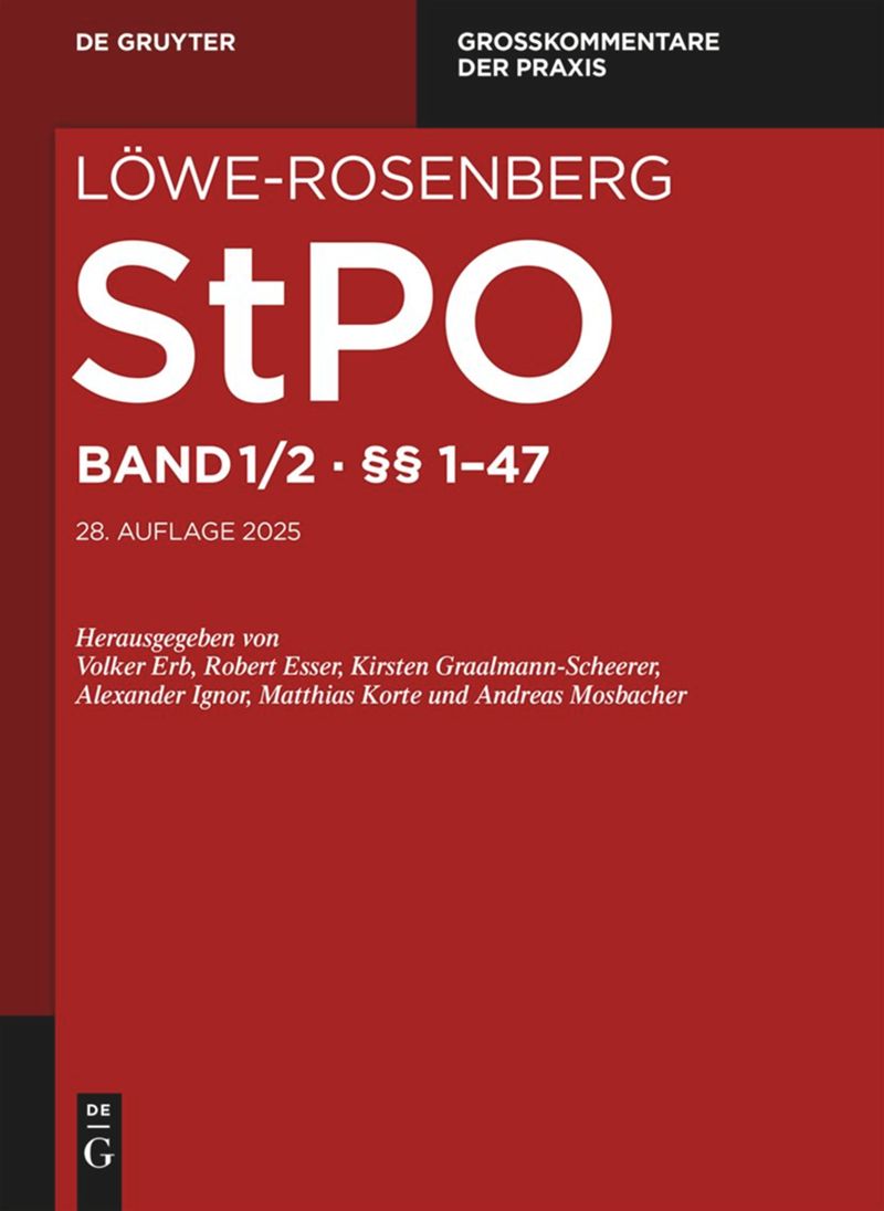 book: Band 1/2 §§ 1-47