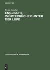 book: Englische Wörterbücher unter der Lupe