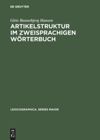book: Artikelstruktur im zweisprachigen Wörterbuch