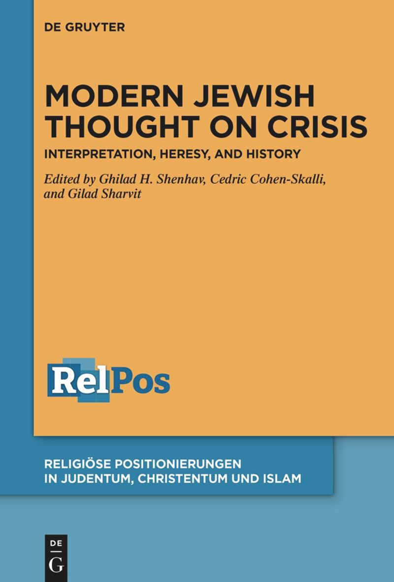 book: Modern Jewish Thought on Crisis