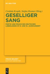 book: Geselliger Sang