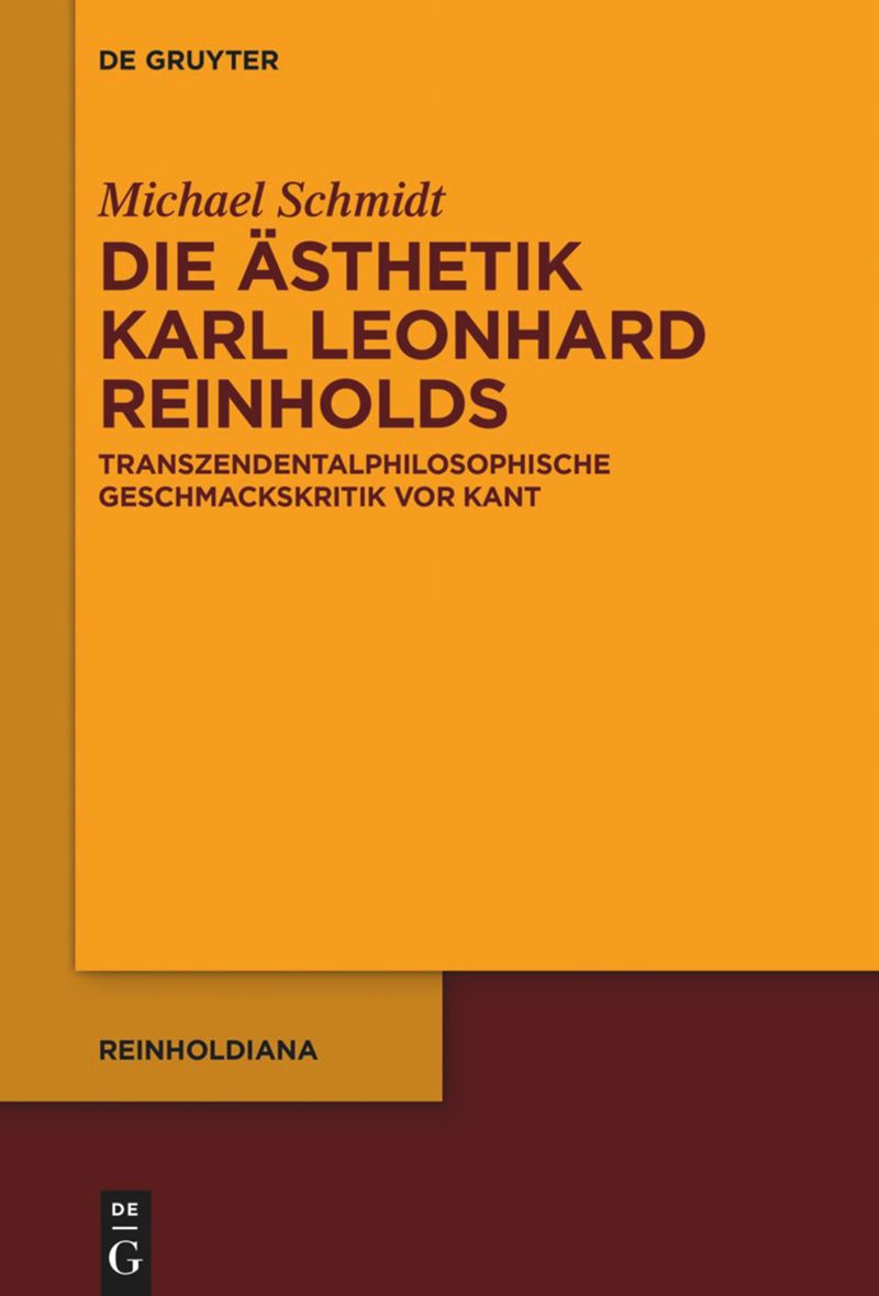 book: Die Ästhetik Karl Leonhard Reinholds