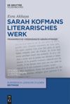 book: Sarah Kofmans literarisches Werk