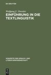 book: Einführung in die Textlinguistik