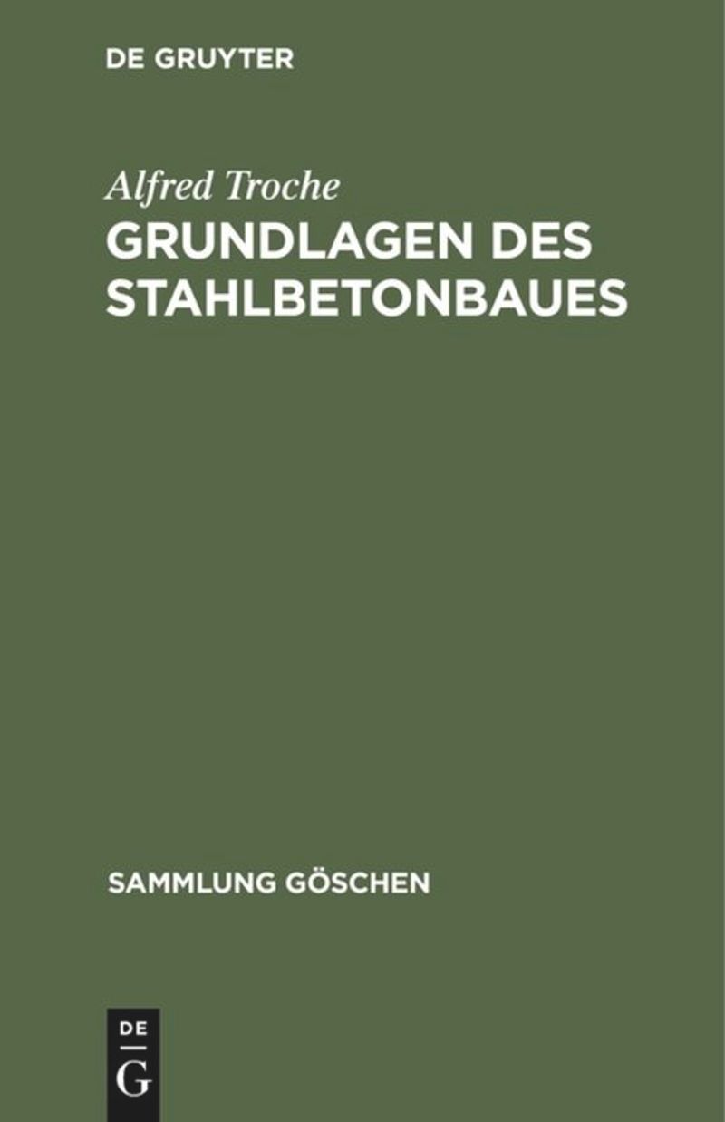 book: Grundlagen des Stahlbetonbaues