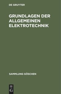 book: Grundlagen der allgemeinen Elektrotechnik