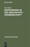 book: Einführung in die Geschichtswissenschaft