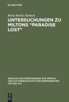 book: Untersuchungen zu Miltons “Paradise lost”