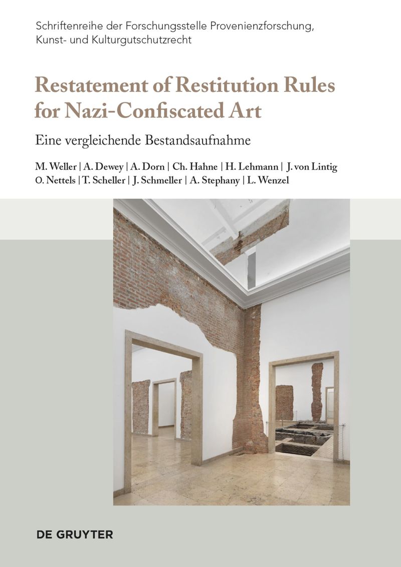 book: Restatement of Restitution Rules for Nazi-Confiscated Art