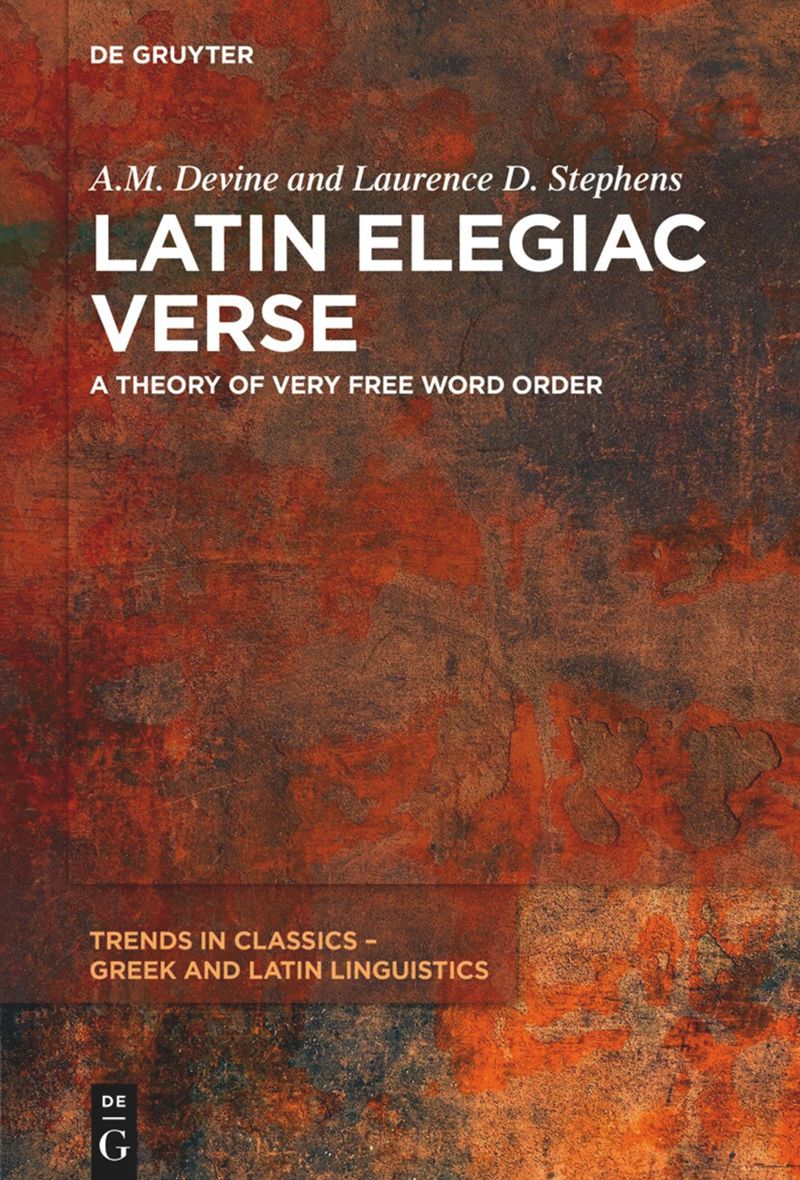 book: Latin Elegiac Verse