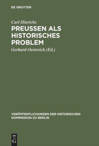 book: Preussen als historisches Problem